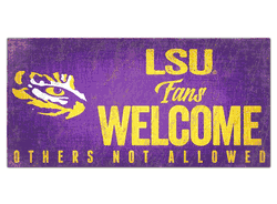 Louisiana State Tigers Fans Welcome Sign