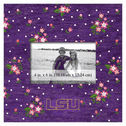 Louisiana State Tigers Floral 10x10 Frame
