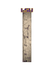 Louisiana State Tigers Growth Chart Sign 6x36