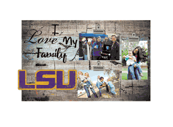 Louisiana State Tigers I Love my Family Clip Frame