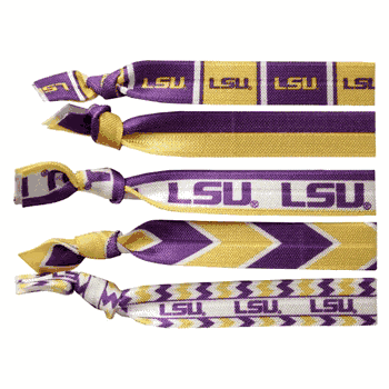 Louisiana State Tigers Knotted Hair Tie