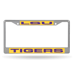 Louisiana State Tigers Laser Chrome Frame