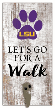Louisiana State Tigers Leash Holder 6x12 Sign