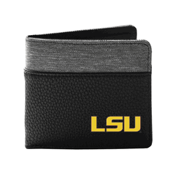 Louisiana State Tigers Pebble BiFold Wallet BLCK