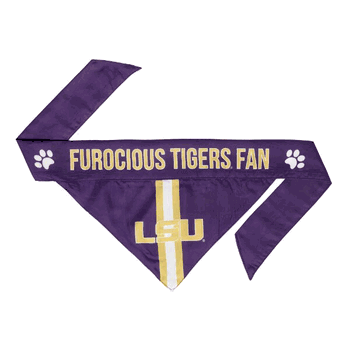 Louisiana State Tigers Pet Bandana Xtra Small