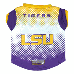 Louisiana State Tigers Pet Performance Tee Shirt Large