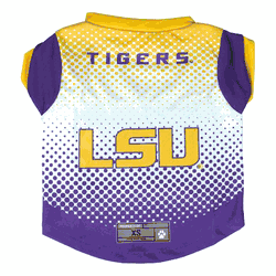 Louisiana State Tigers Pet Performance Tee Shirt Xtra Small
