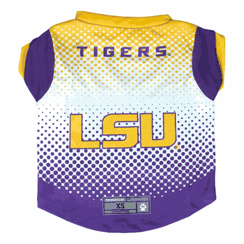 Louisiana State Tigers Pet Performance Tee Shirt Xtra Small