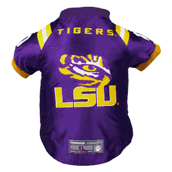 Louisiana State Tigers Pet Premium Jersey Xtra large