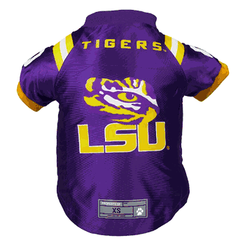 Louisiana State Tigers Pet Premium Jersey Xtra Small