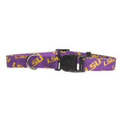 Louisiana State Tigers Pet Team Collar Medium