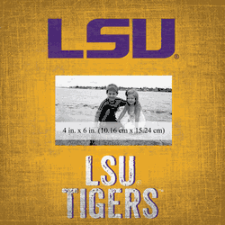 Louisiana State Tigers Team Name 10"x10" Picture Frame