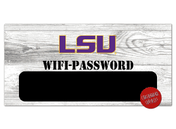 Louisiana State Tigers Wifi Password 6x12 Sign