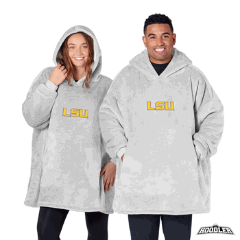 Louisiana State University Tigers NCAA Heather Grey Hoodler Pullover