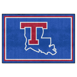 Louisiana Tech Bulldogs 5ft. x 8 ft. Plush Area Rug