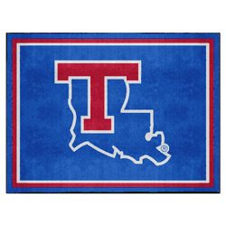 Louisiana Tech Bulldogs 8ft. x 10 ft. Plush Area Rug