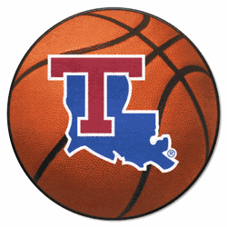 Louisiana Tech Bulldogs Basketball Rug - 27in. Diameter