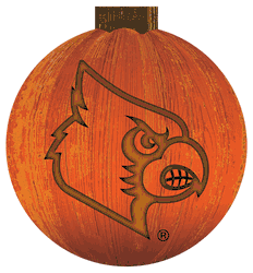 Louisville Cardinals 12 in. Halloween Pumpkin Sign