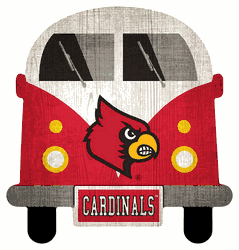 Louisville Cardinals 12" Team Bus Sign
