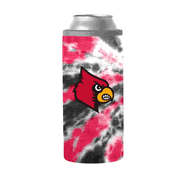 Louisville Cardinals 12oz Tie Dye Slim Can Coolie