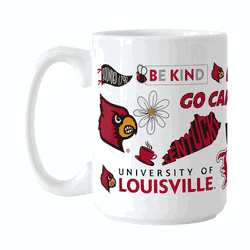 Louisville Cardinals 15oz Native Sublimated Mug