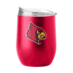 Louisville Cardinals 16oz Flipside Powder Coat Curved Beverage