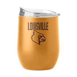Louisville Cardinals 16oz Huddle Powder Coat Curved Beverage