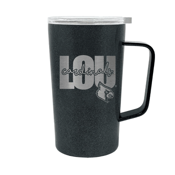 Louisville Cardinals 18oz Onyx Hustle Travel Mug