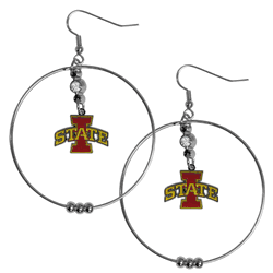 Louisville Cardinals 2 Inch Hoop Earrings