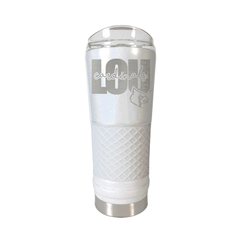 Louisville Cardinals 24oz Opal Draft Tumbler