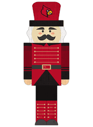 Louisville Cardinals 31" Nutcracker Leaner