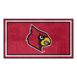 Louisville Cardinals 3ft. x 5ft. Plush Area Rug