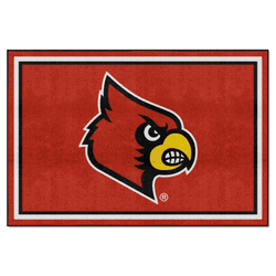 Louisville Cardinals 5ft. x 8 ft. Plush Area Rug