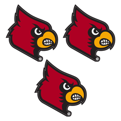 Louisville Cardinals Auto Decal 3 Pack