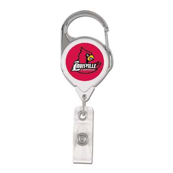 Louisville Cardinals Badge Holder Premium Retractable