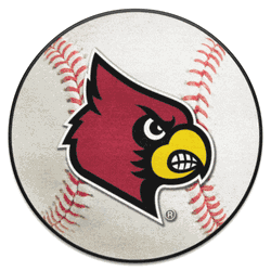 Louisville Cardinals Baseball Rug - 27in. Diameter