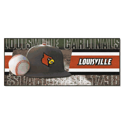 Louisville Cardinals Baseball Runner Rug - 30in. x 72in.