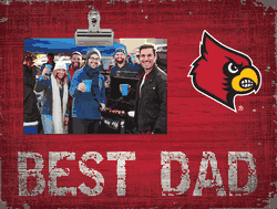 Louisville Cardinals Best Dad Clip Frame