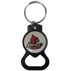 Louisville Cardinals Bottle Opener Key Chain, Black