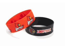 Louisville Cardinals Bracelets - 2 Pack Wide