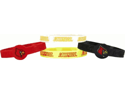 Louisville Cardinals Bracelets - 4 Pack Silicone
