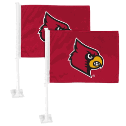 Louisville Cardinals Car Flag Large 1pc 11" x 14"
