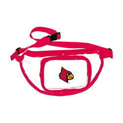 Louisville Cardinals Clear Fanny Pack