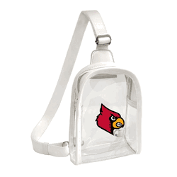 Louisville Cardinals Clear Mini Sling Stadium Bag