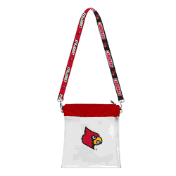 Louisville Cardinals Clear Pattern Strap Bag