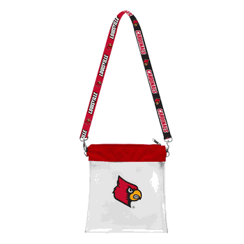 Louisville Cardinals Clear Pattern Strap Bag