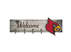 Louisville Cardinals Coat Hanger 6x24