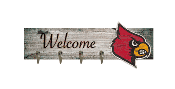 Louisville Cardinals Coat Hanger 6x24