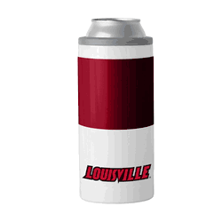 Louisville Cardinals Colorblock 12oz Slim Can Coolie