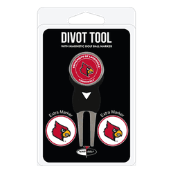Louisville Cardinals Divot Tool Pack - Signature tool w/ 3 markers